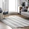 Nuloom Ellis Hand Woven Farmhouse Plaid Fringe Area Rug 5ft x 8ft SVCH01A-508 - alternate 1